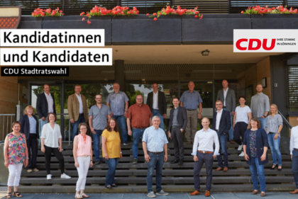 Stadtratskandidaten und Logo