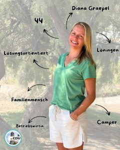 Heute stellen wir euch Diana Graepel aus Löningen vor.