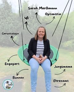 Heute stellen wir euch Sarah Merßmann aus Bunnen vor.